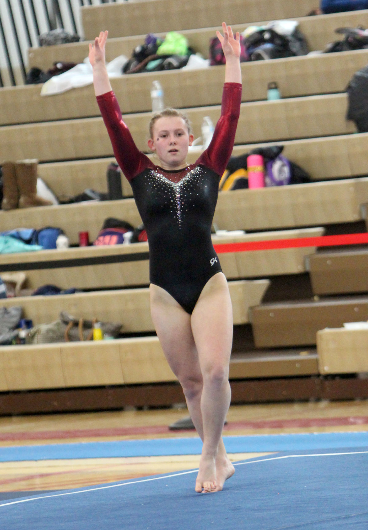 Big Rivers Conference Gymnastics Meet at Chippewa Falls 2-16-19